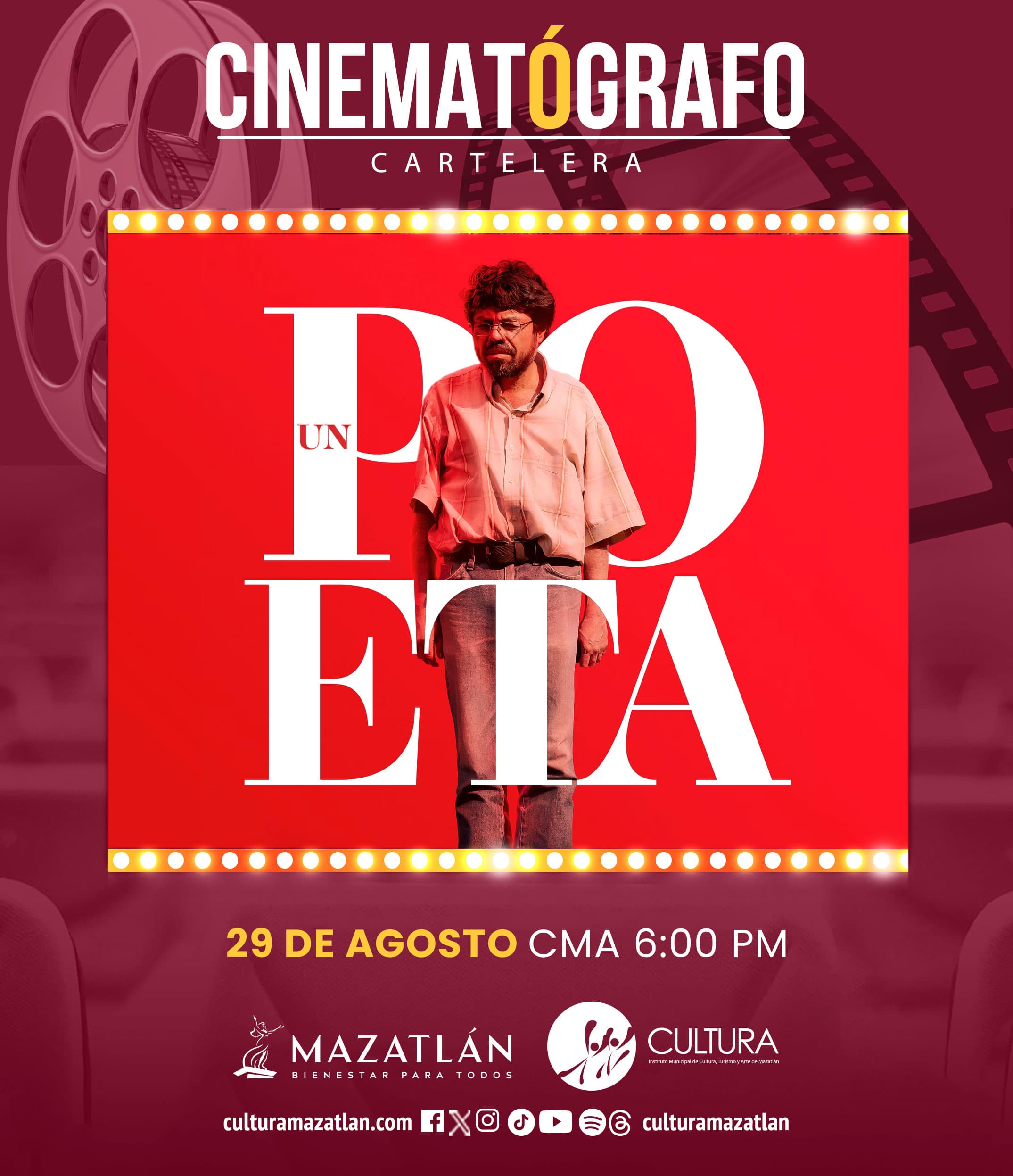 “A poet,” a Colombian perspective from director Simón Mesa, arrives at the CMA’s Cinematografía