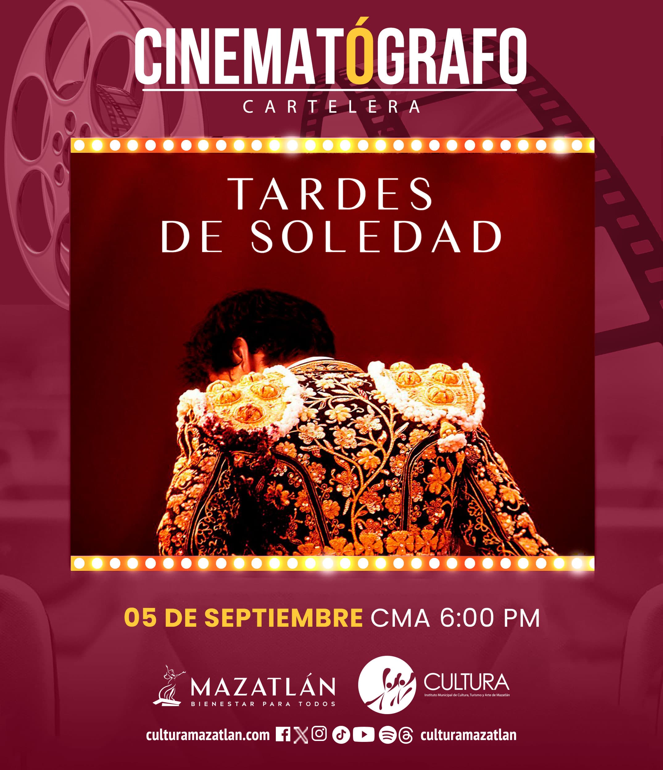 “Afternoons of Solitude,” by director Albert Serra, to be screened at the CMA Cinematografía