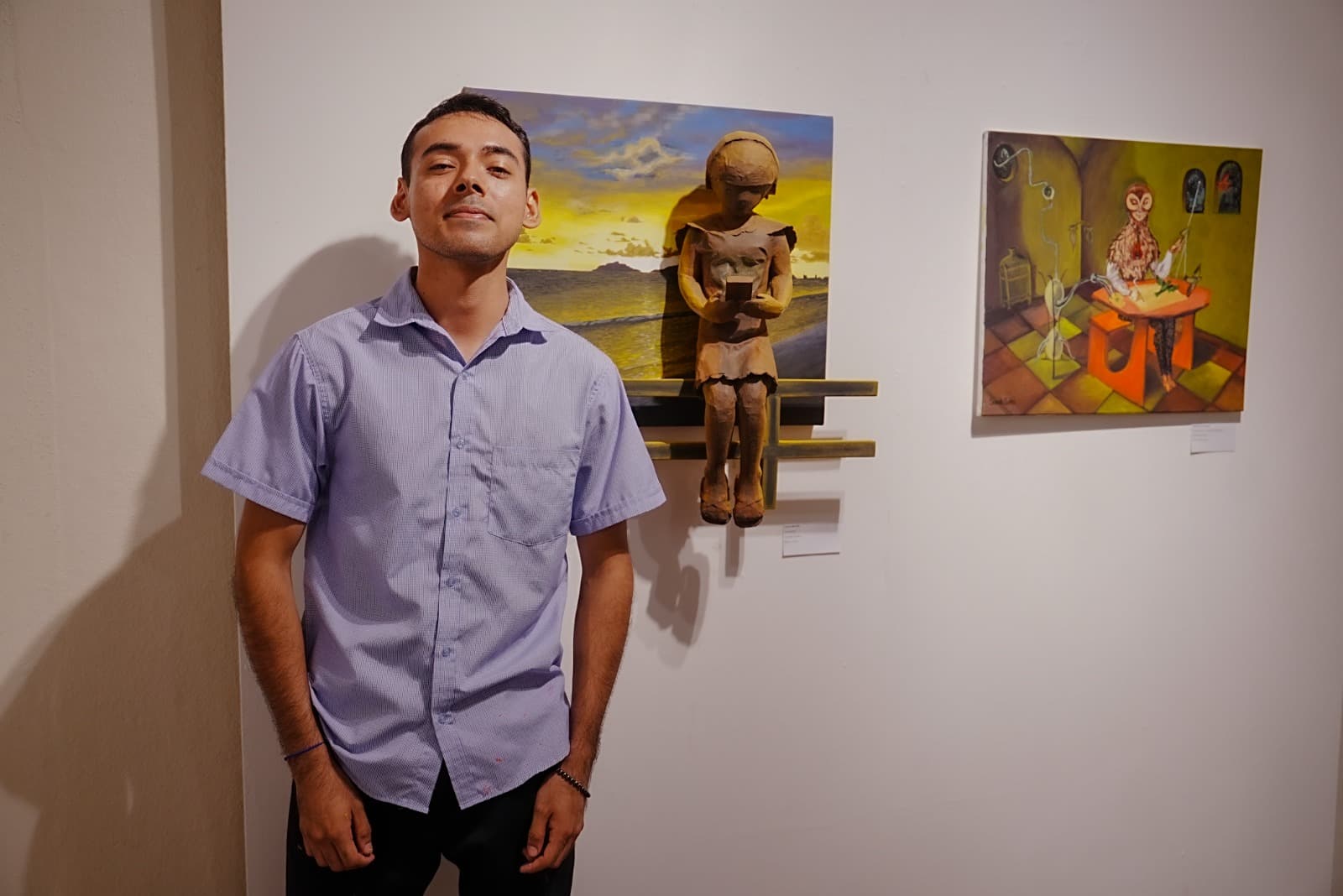 With his sculpture-pictorial proposal, Ulises Murillo expands the dialogue of contemporary painting