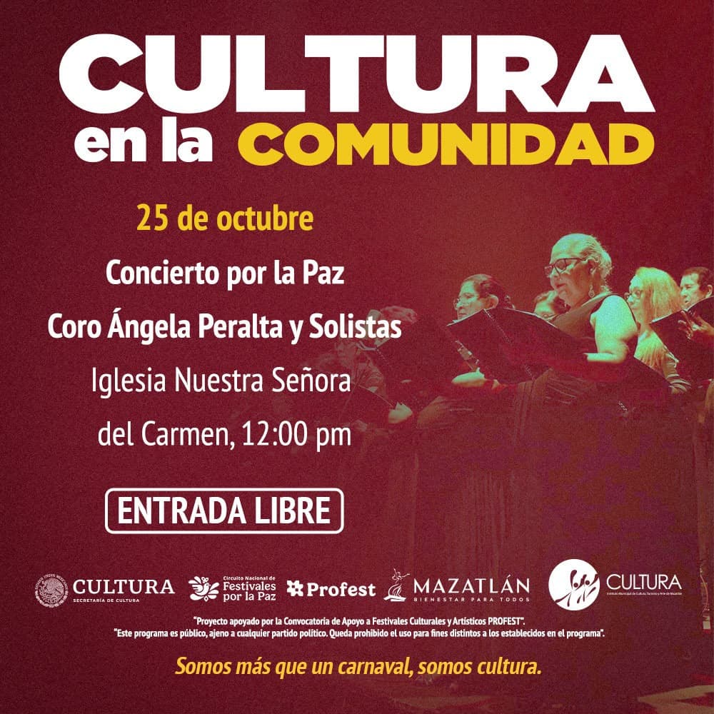 The Ángela Peralta Choir presents the “Concert for Peace” in the Benito Juárez neighborhood